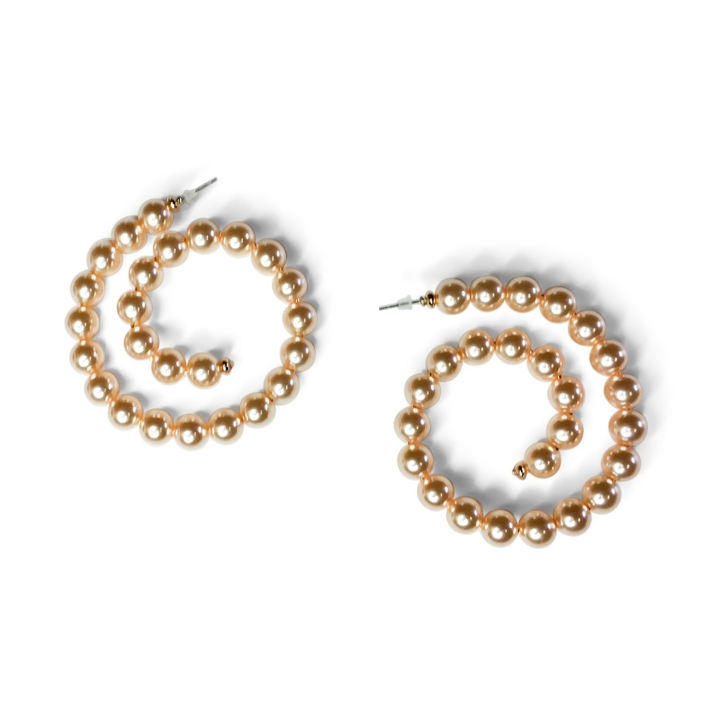 Antoinette Pearl Hoops